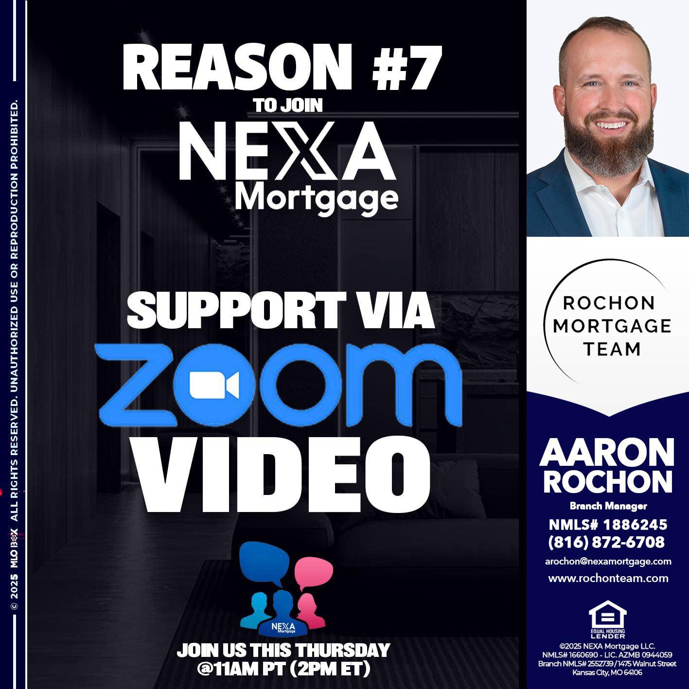 REASON 7 - Aaron Rochon -Branch Manager