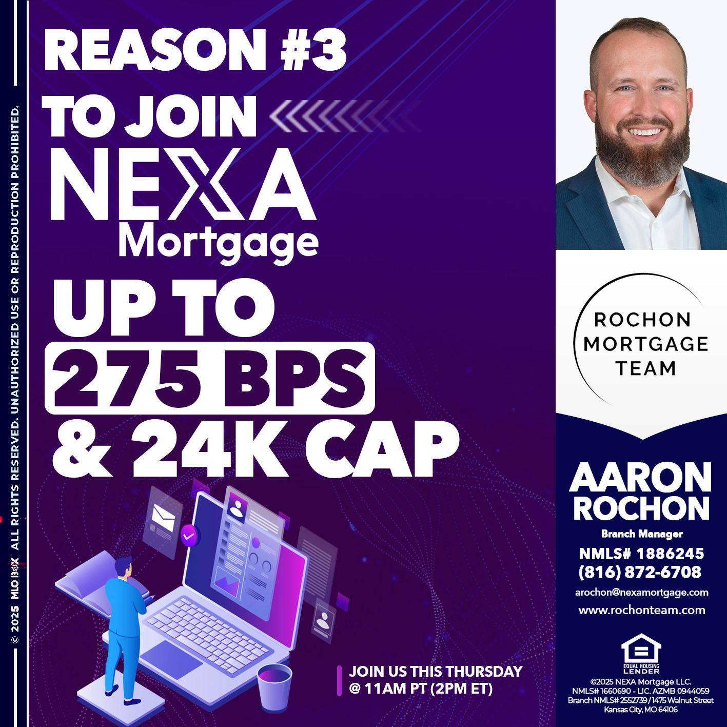 REASON 3 - Aaron Rochon -Branch Manager