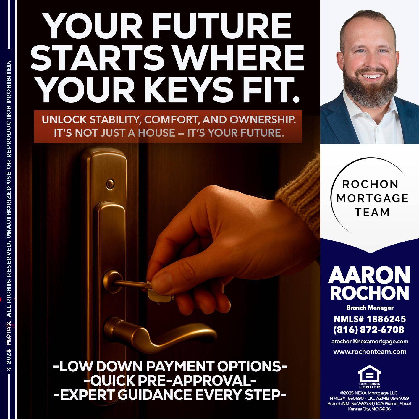 YOUR FUTURE - Aaron Rochon -Branch Manager
