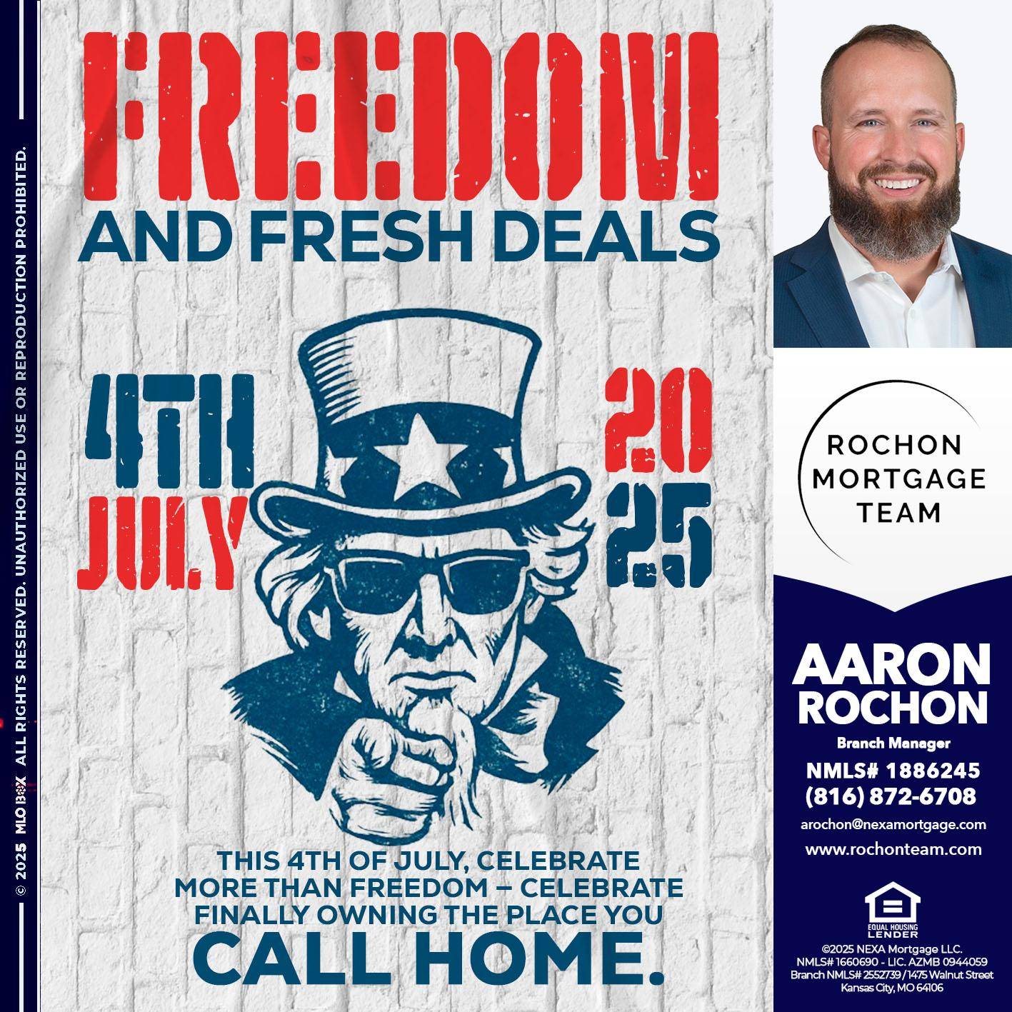FREEDOM - Aaron Rochon -Branch Manager