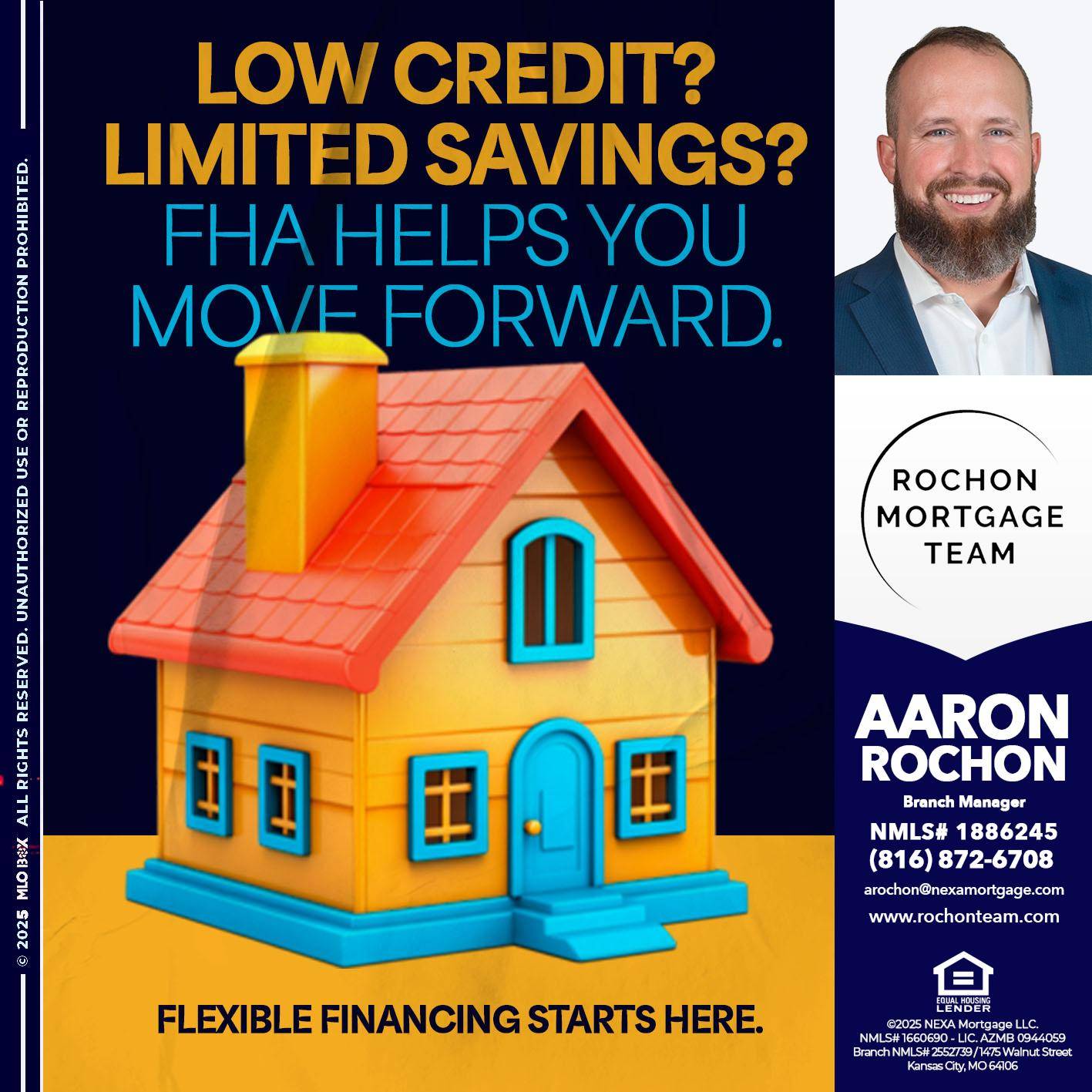 LOW CREDIT? - Aaron Rochon -Branch Manager