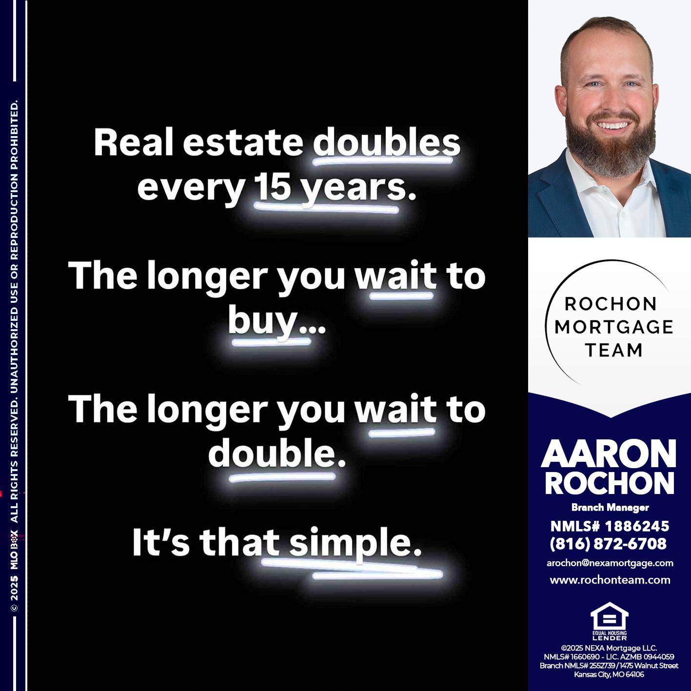 REAL ESTATE - Aaron Rochon -Branch Manager