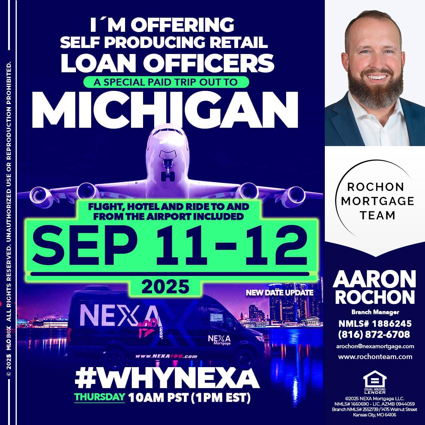 MICHIGAN TRIP - Aaron Rochon -Branch Manager