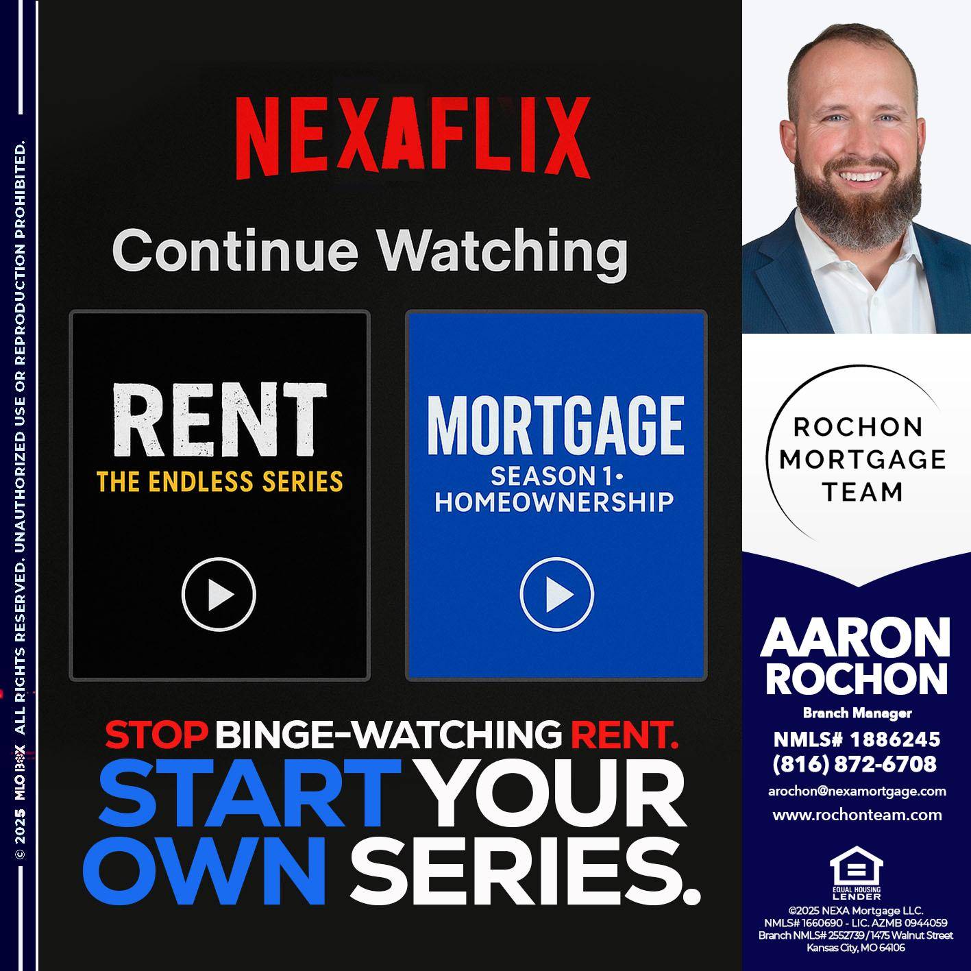 NEXAFLIX - Aaron Rochon -Branch Manager