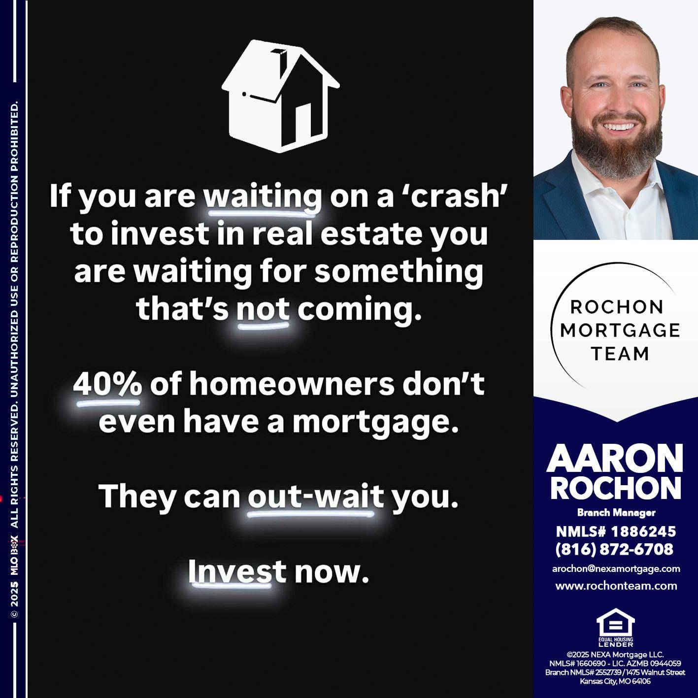 IF YOU ARE WAITING - Aaron Rochon -Branch Manager