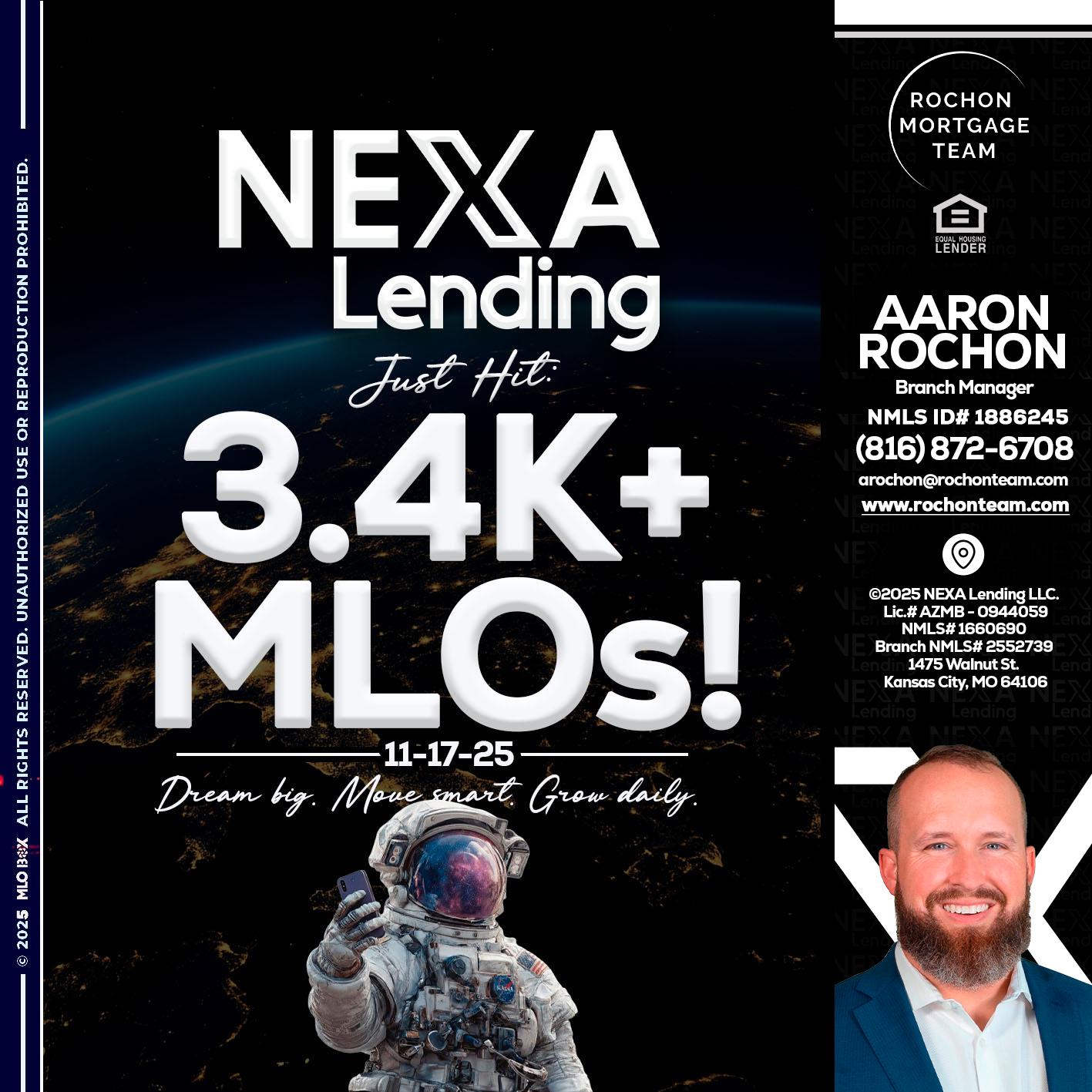 3.4K MLOs - Aaron Rochon -Branch Manager