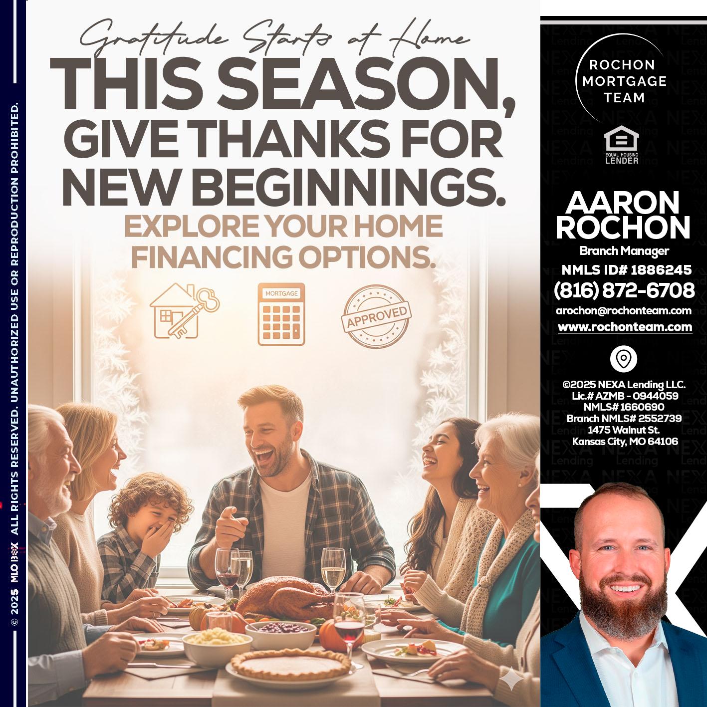 THIS SEASON - Aaron Rochon -Branch Manager