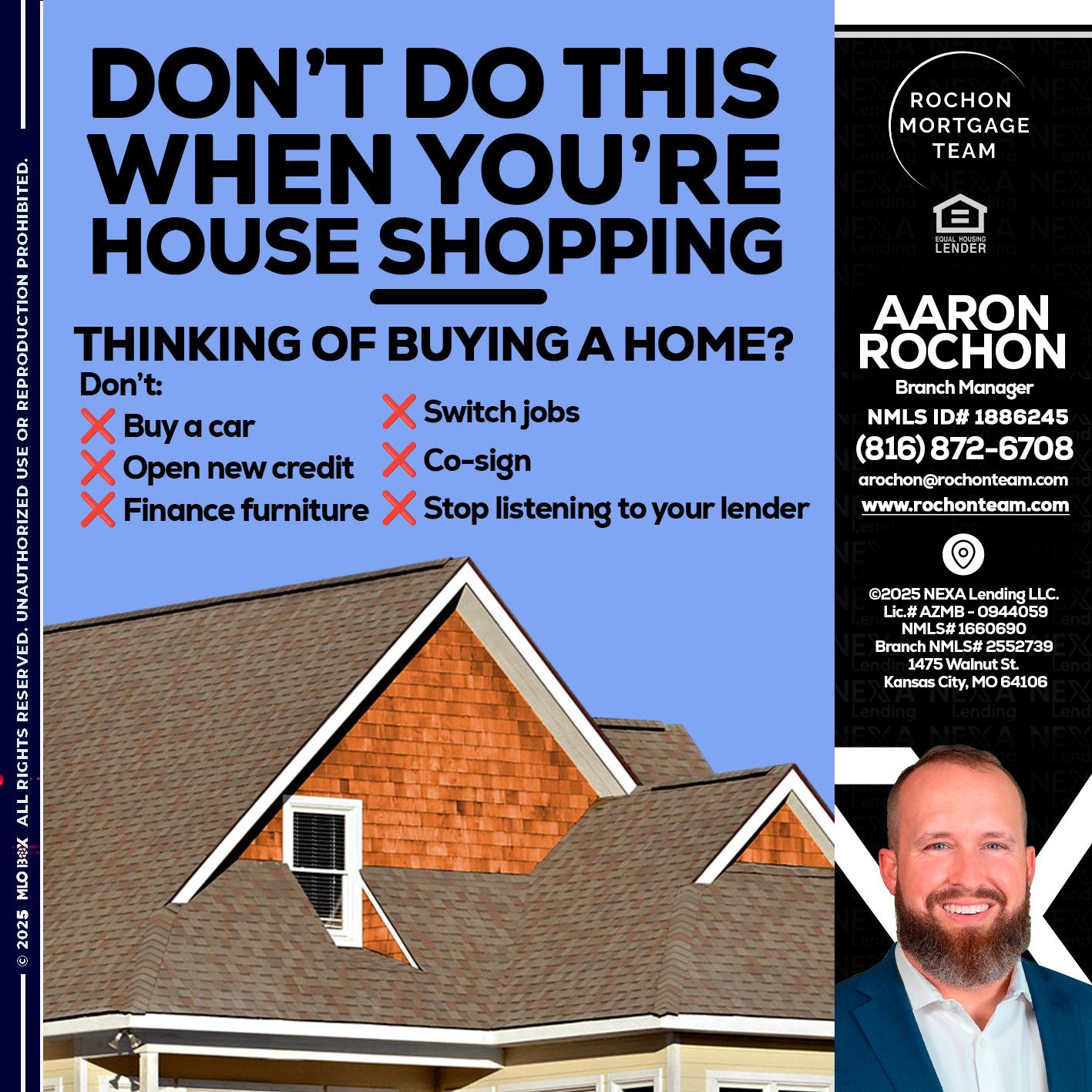 DONT DO THIS - Aaron Rochon -Branch Manager