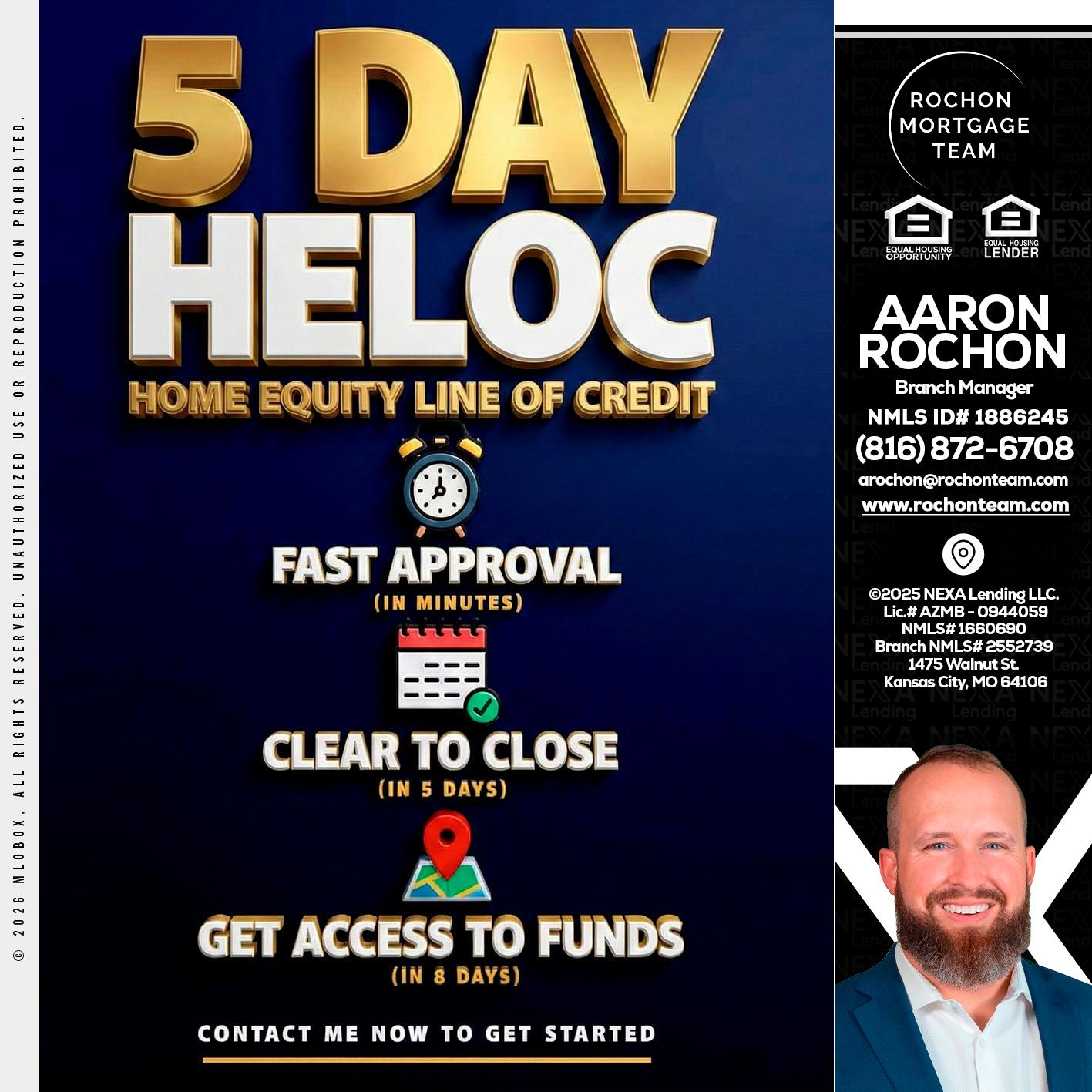 5 day hello - Aaron Rochon -Branch Manager