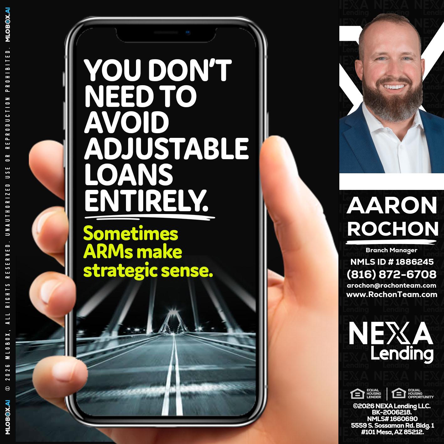 YOU DONT NEED - Aaron Rochon -Branch Manager