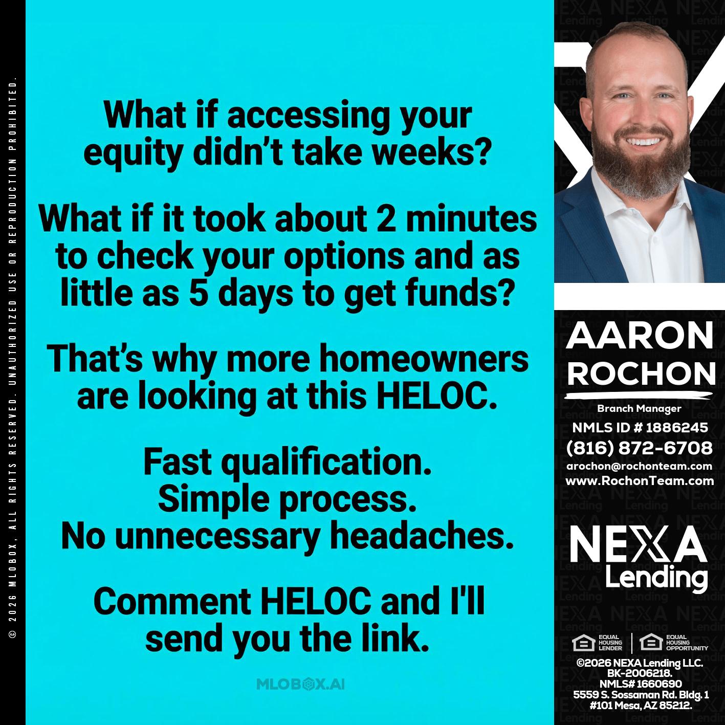 what if - Aaron Rochon -Branch Manager