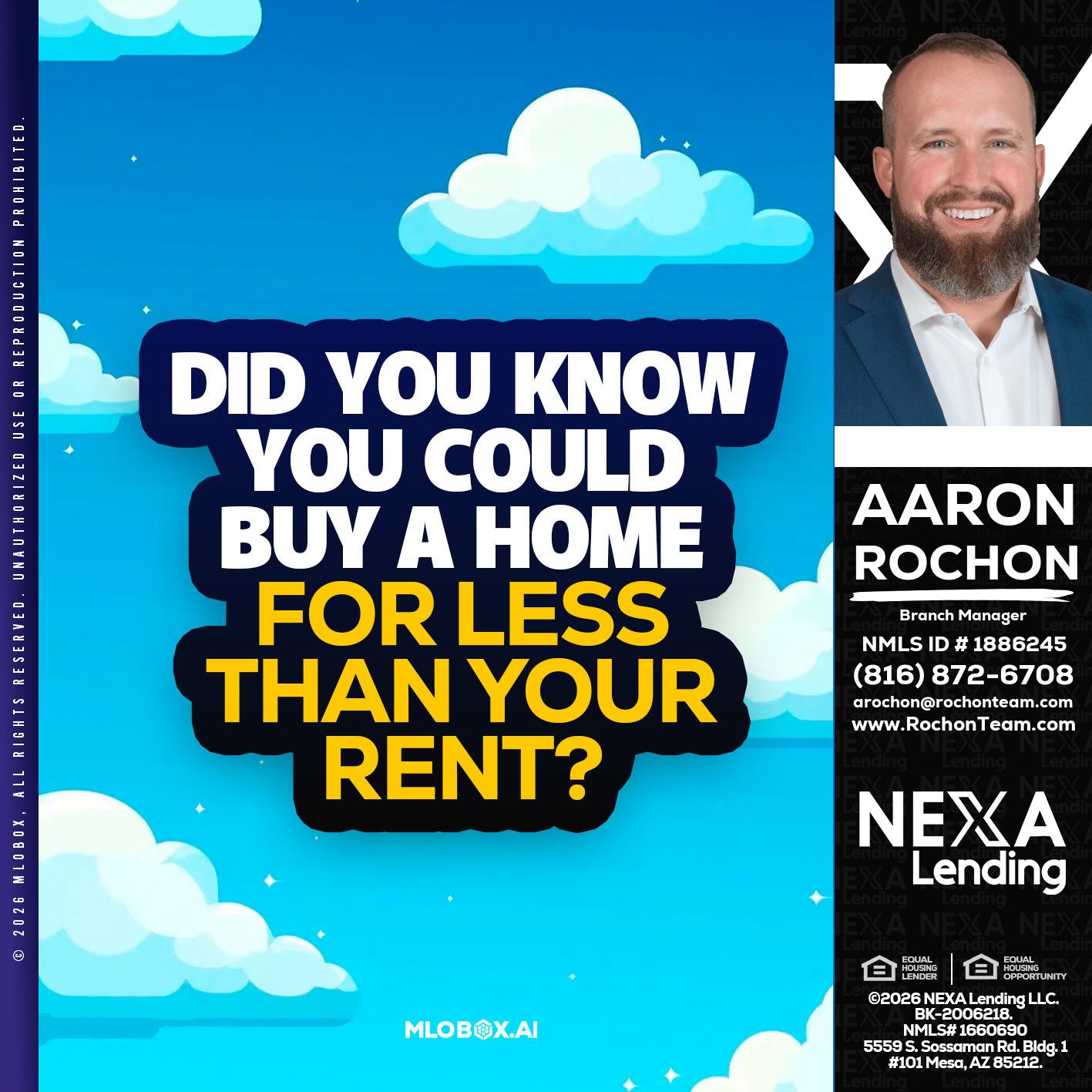 DID YOU KNOW - Aaron Rochon -Branch Manager