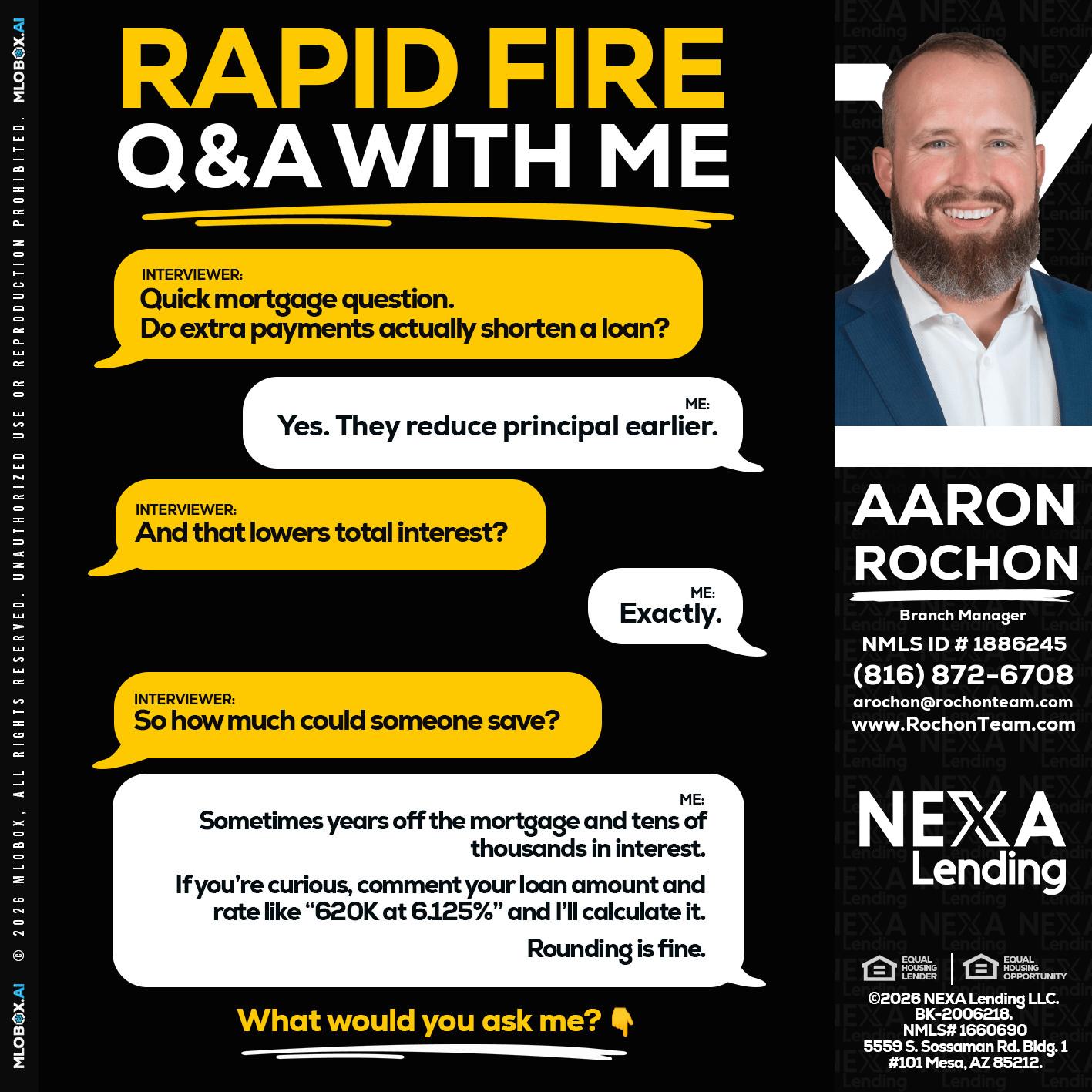 RAPID FIRE QA - Aaron Rochon -Branch Manager