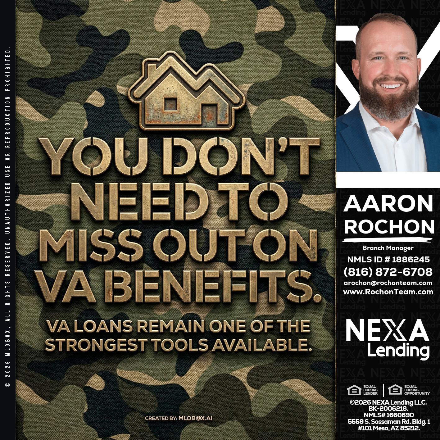 you don't need - Aaron Rochon -Branch Manager