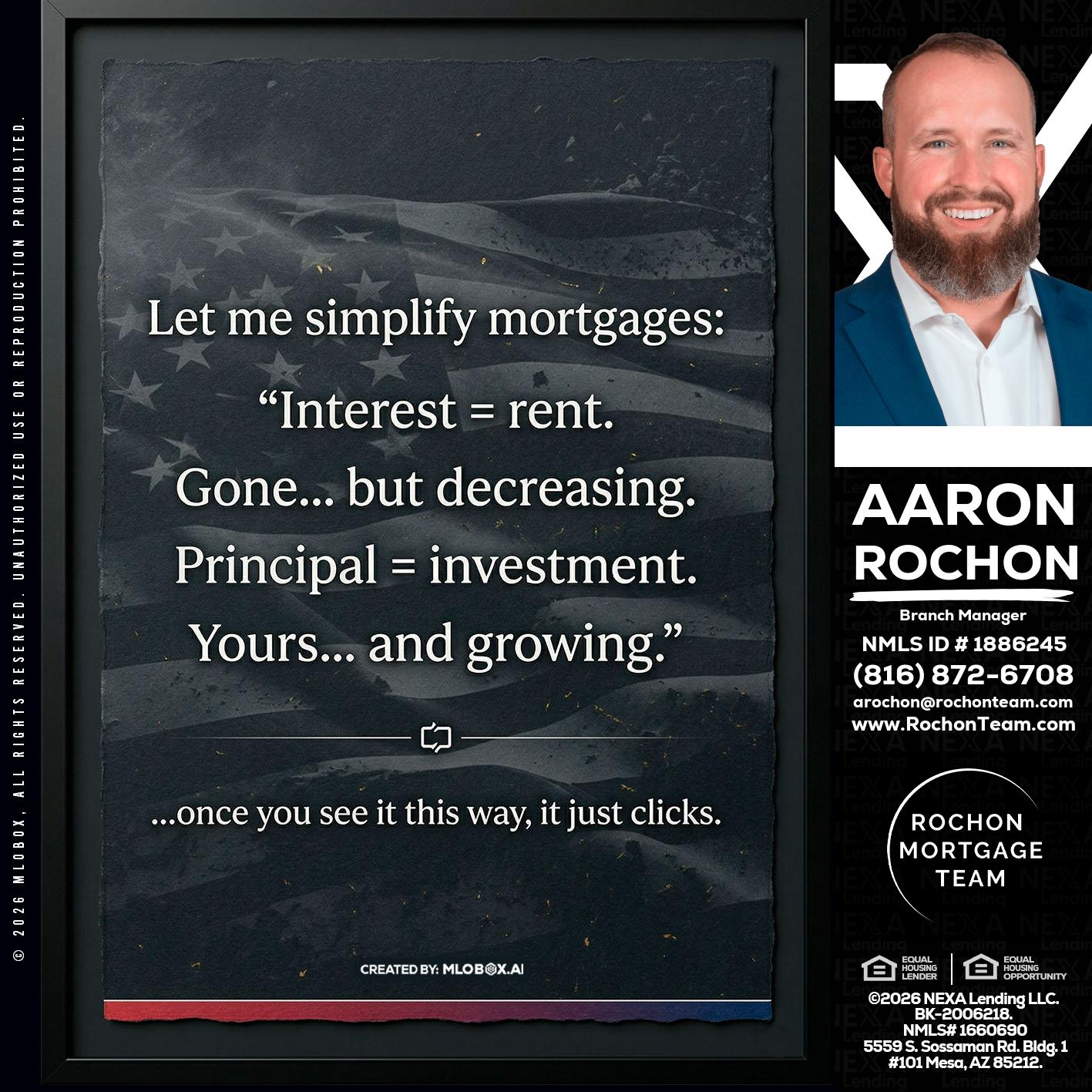 LET ME SIMPLIFY - Aaron Rochon -Branch Manager