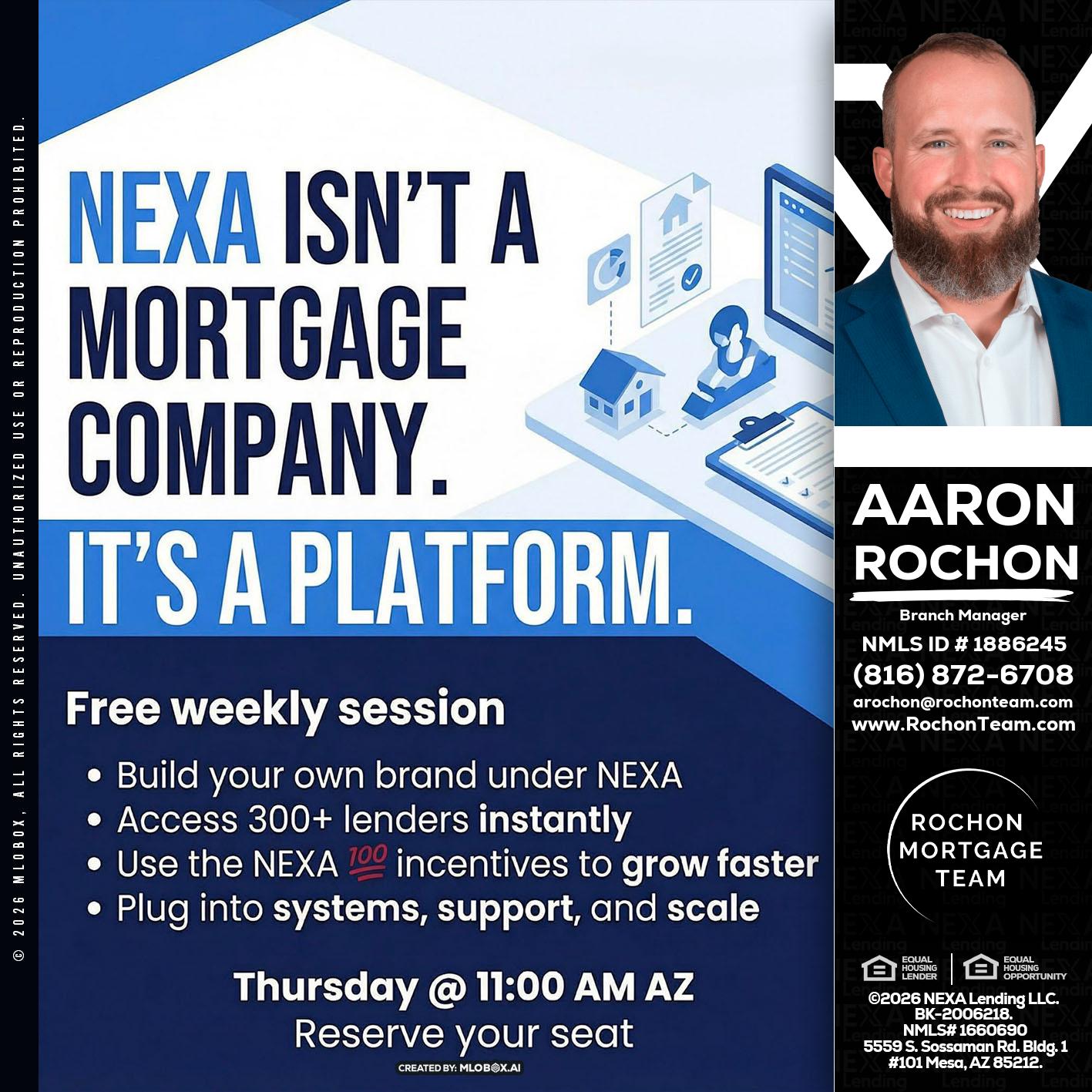 NEXA ISNT - Aaron Rochon -Branch Manager