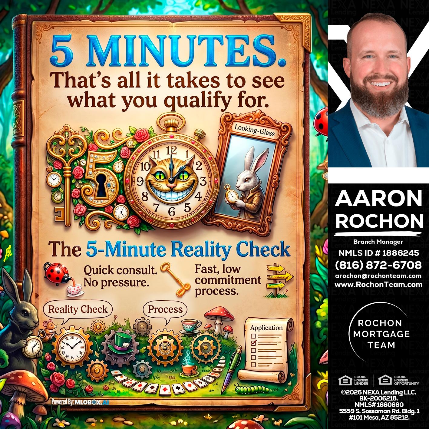 Reality Check! - Aaron Rochon -Branch Manager