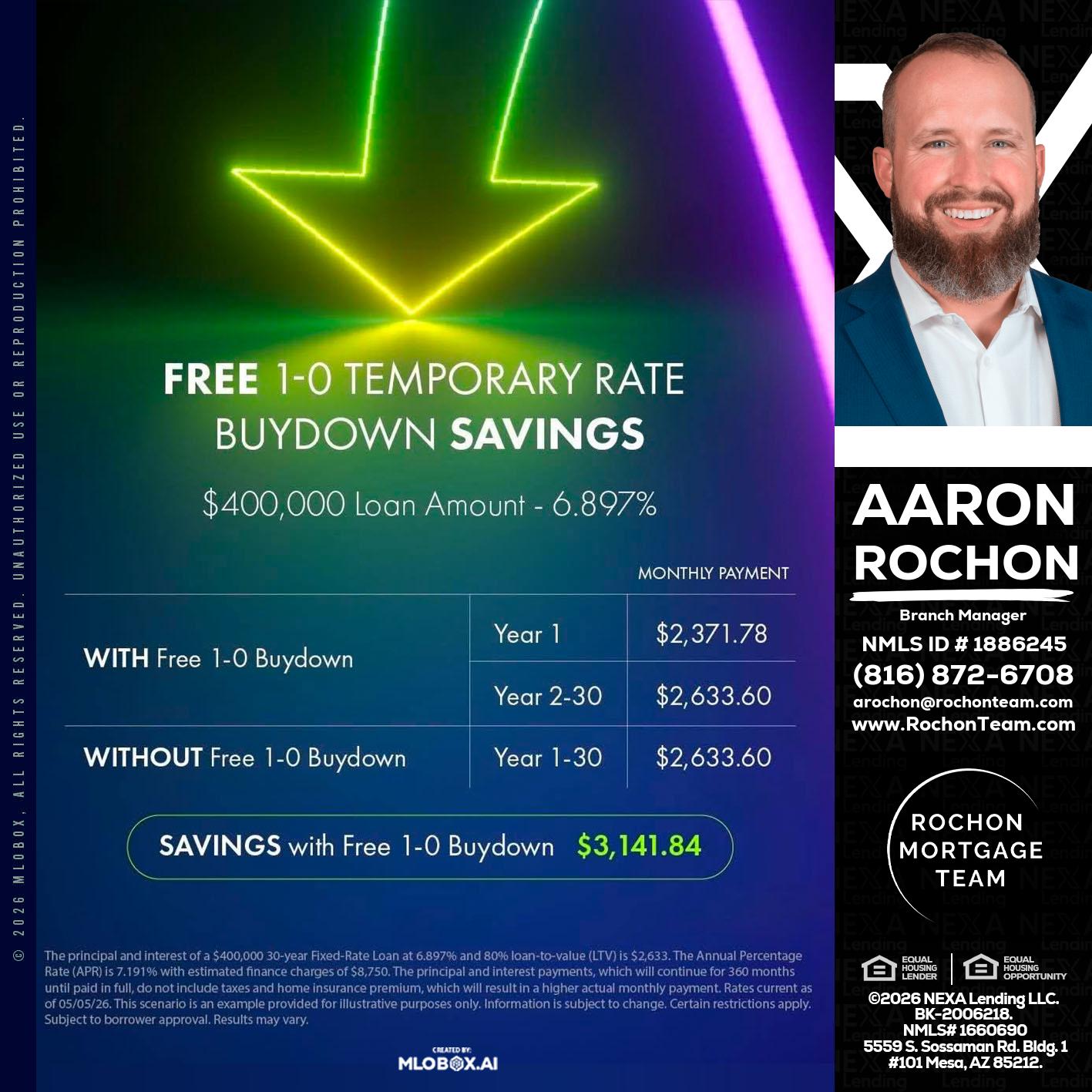 BUYDOWN - Aaron Rochon -Branch Manager