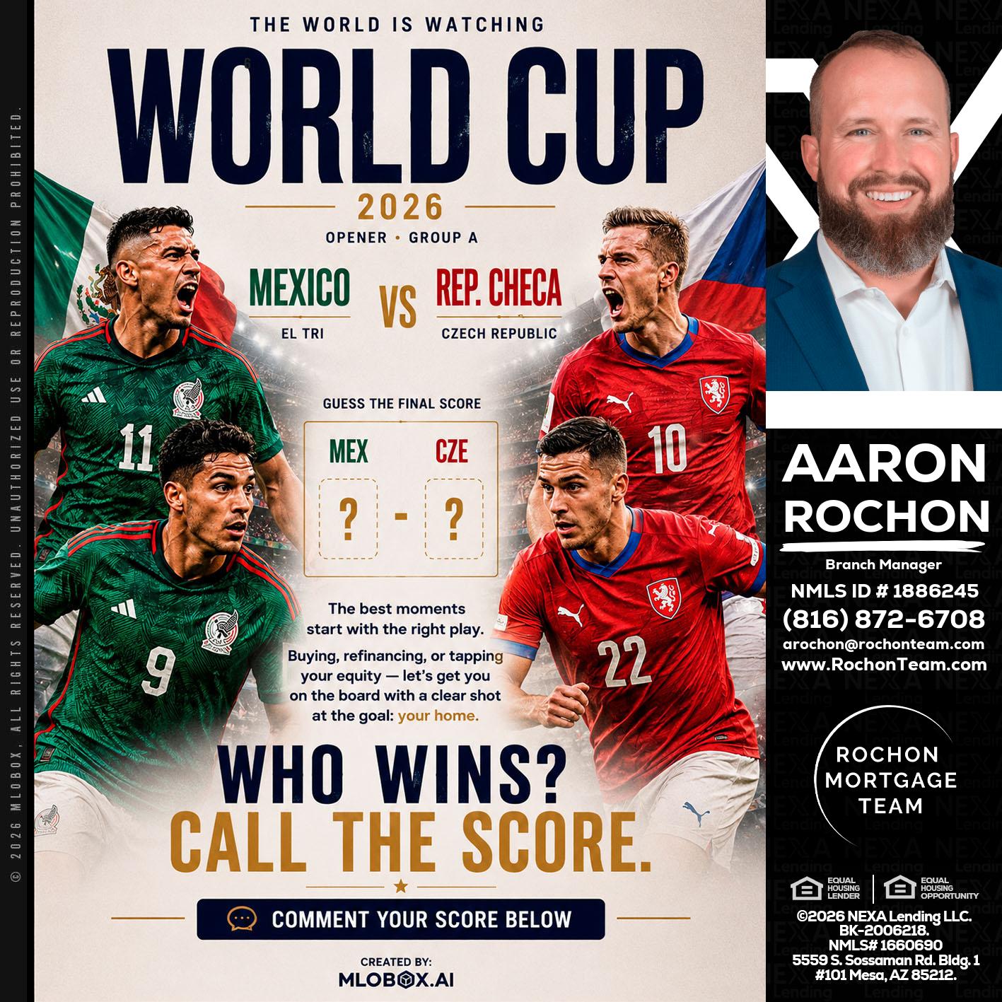 WORLD CUP 2026 - Aaron Rochon -Branch Manager