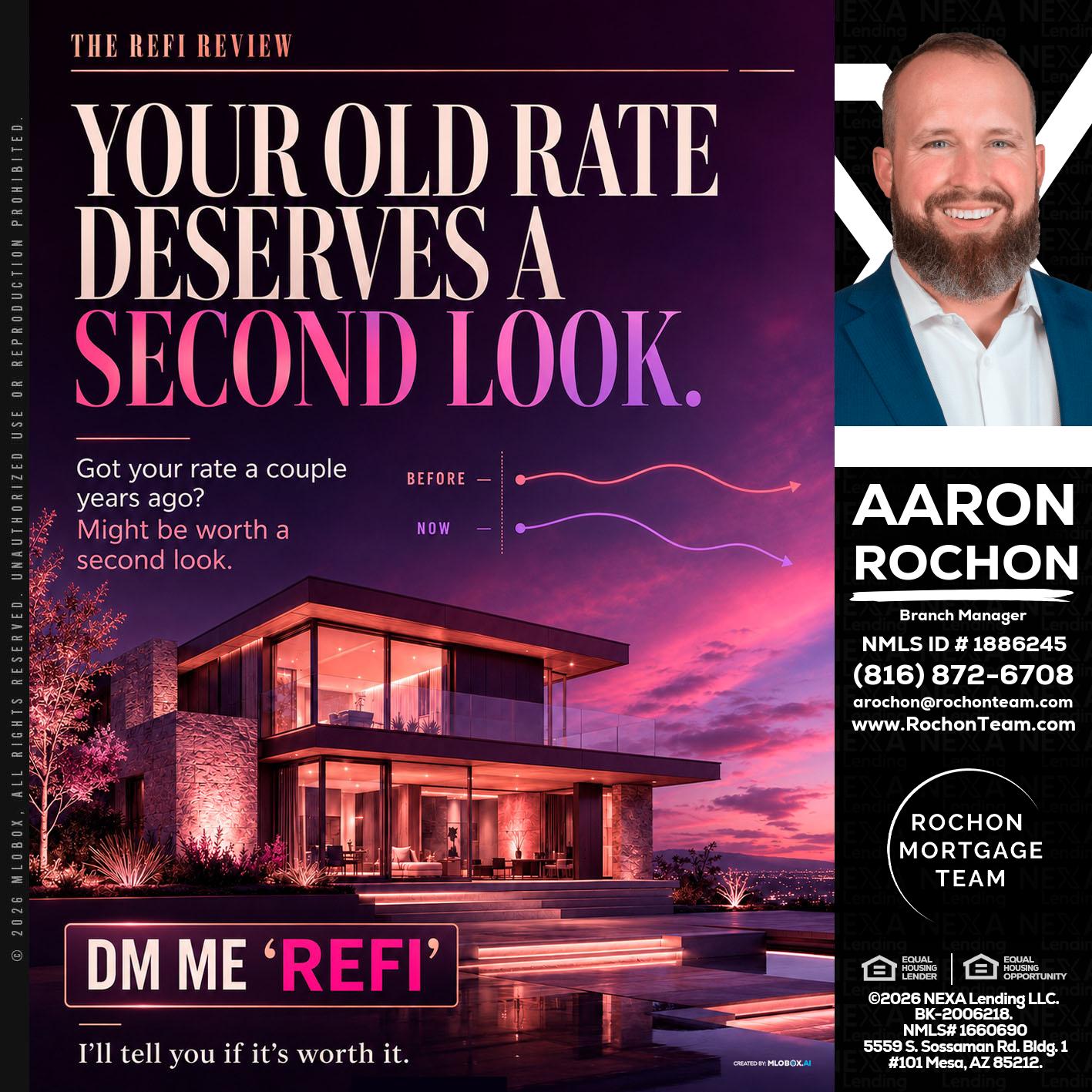 YOUR OLD - Aaron Rochon -Branch Manager
