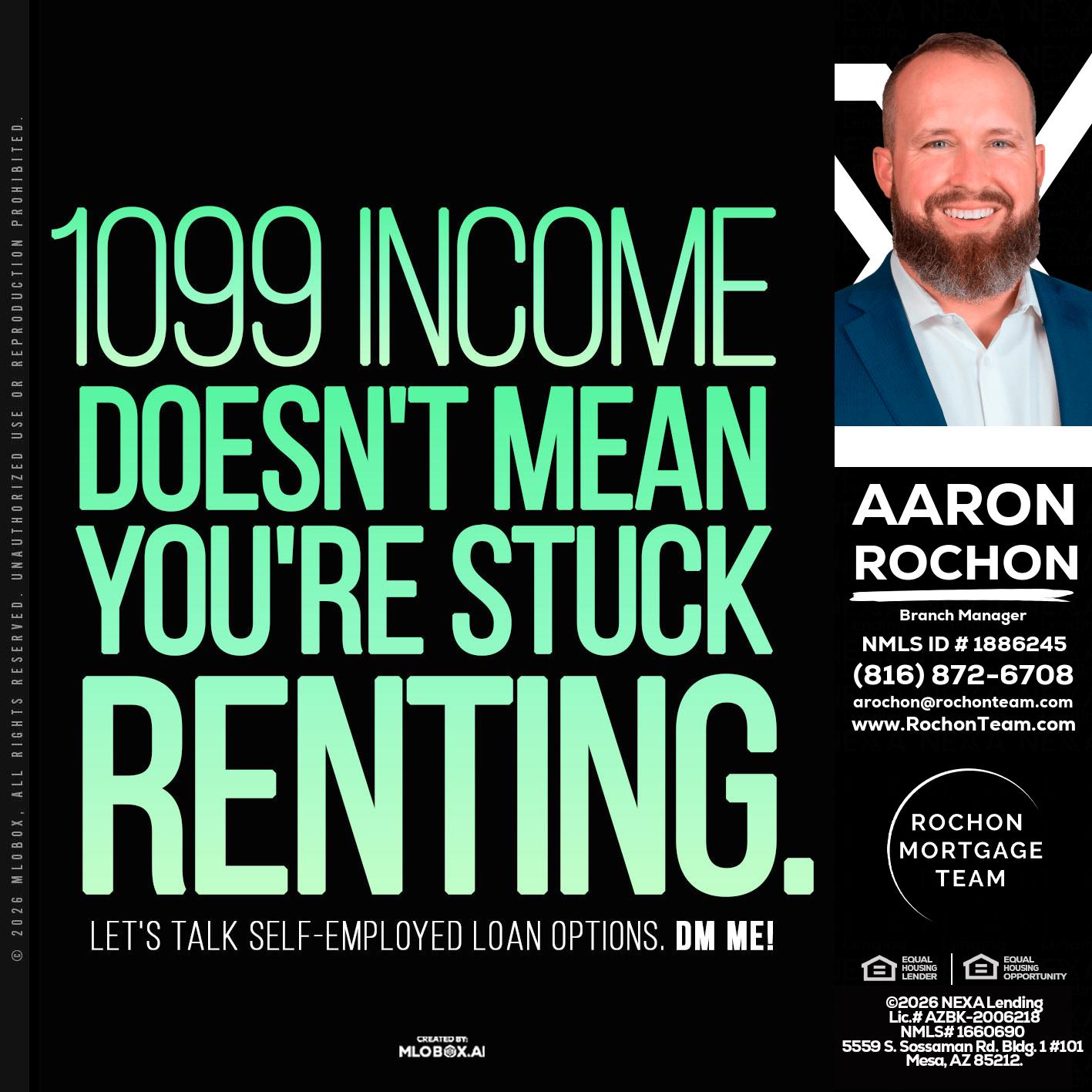 1099 income - Aaron Rochon -Branch Manager