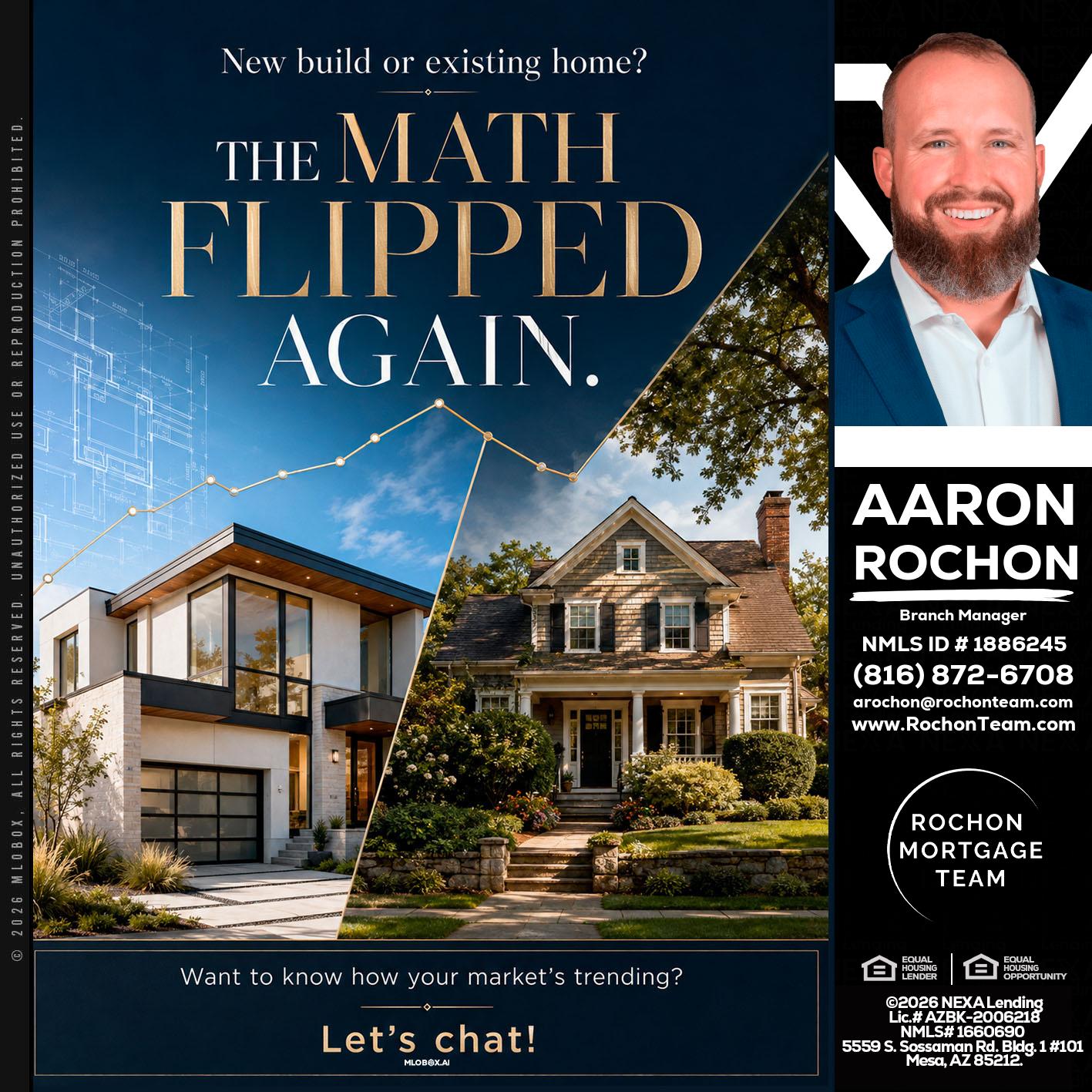 THE MATH FLIPED - Aaron Rochon -Branch Manager